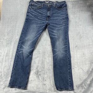 Denizen from Levis 232 Slim Straight Fit Jeans Mens 38x32 Medium Wash Blue Denim